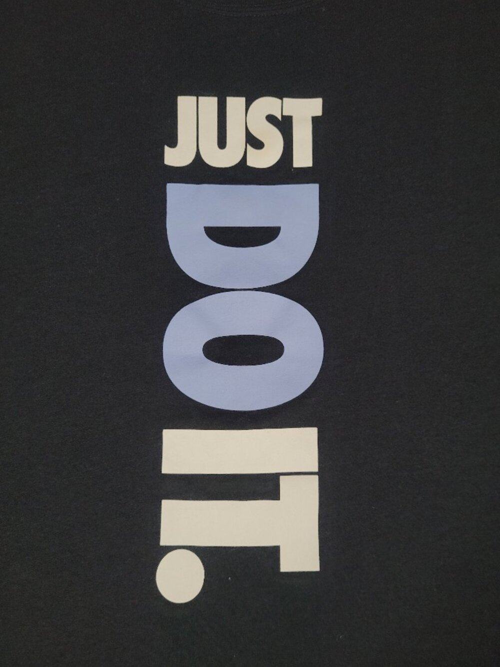 Vintage Nike Blue Tag Tank Top Just Do It Spellout Single Stitch XL Nice Black